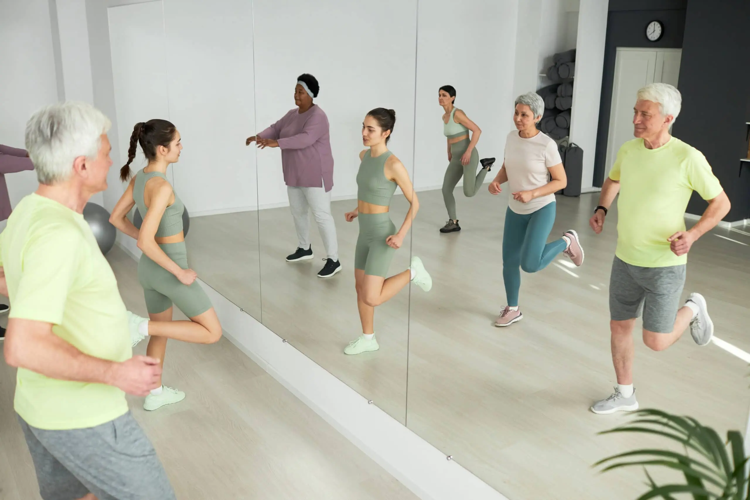 aktywne życie seniora - zajęcie fitness