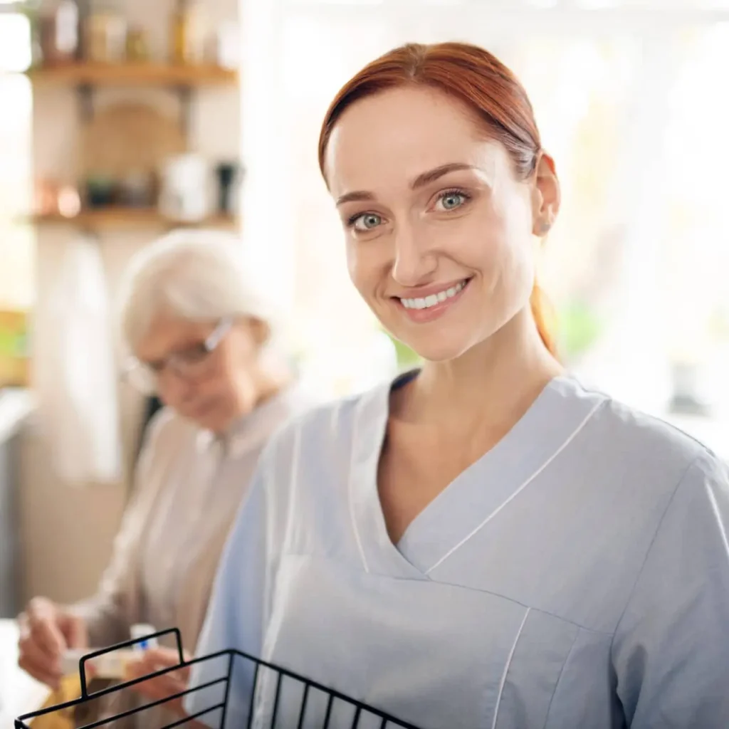 opiekunka i seniorka