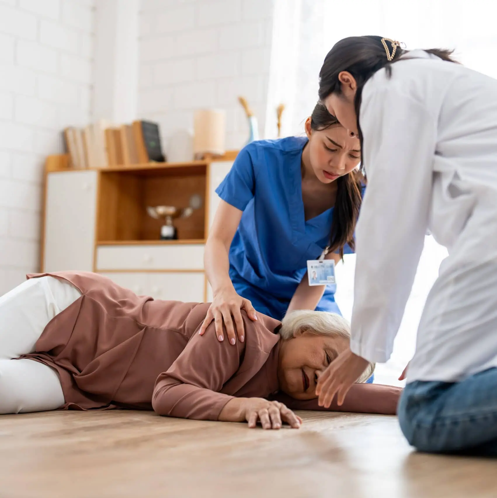 nagło pogorszenie stanu zdrowia seniorki