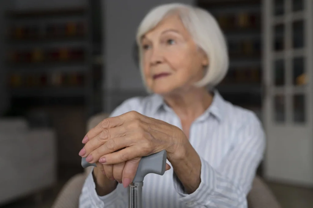 samotna seniorka